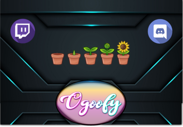 The Flower Pot 5 Twitch Sub Badges