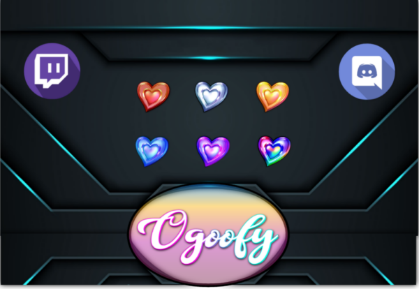 Heart of Stone Twitch Sub Badges