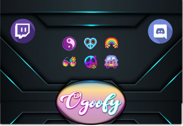 The Hippy 6 Twitch Sub Badges