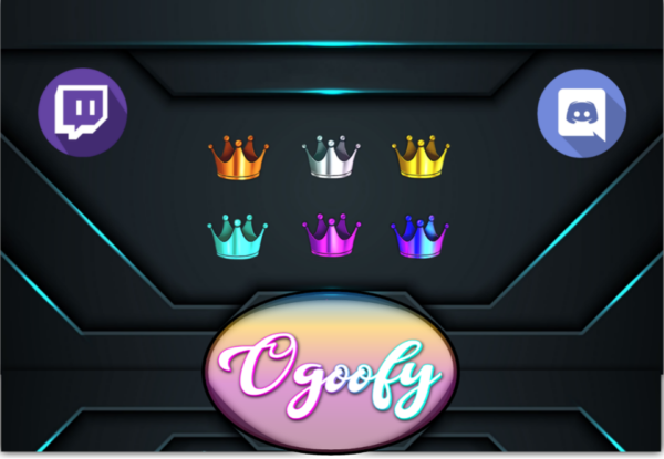 The Crowns II 6 Twitch Sub Badges