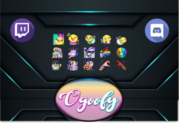 Rainbow 2nd Collection 15 Twitch Emotes