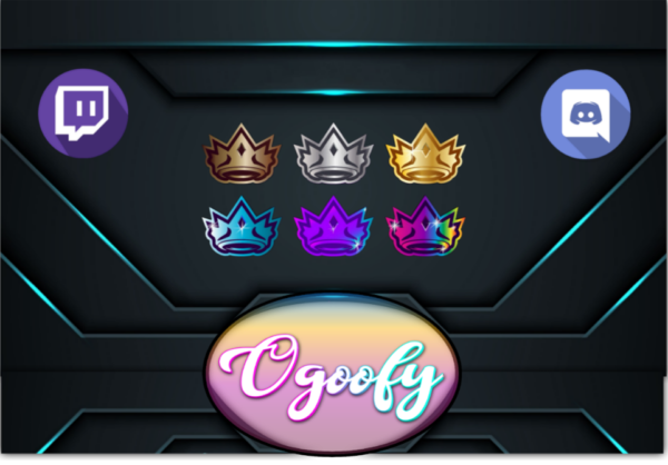 The Crown 6 Twitch Sub Badges