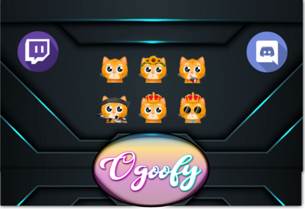 Cool Kittens 6 Twitch Sub Badges