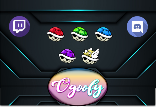 Turtles Shells 5 Twitch Sub Badges