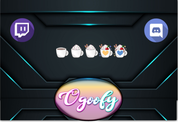 Hot Beverage 5 Twitch Sub Badges