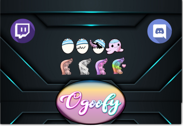 Octilife 8 Twitch Sub Badges