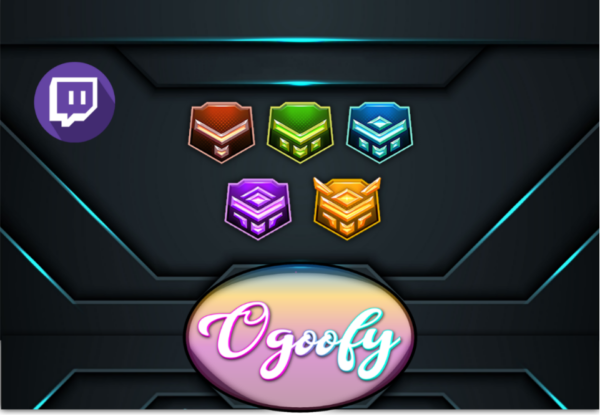 5th Crest Twitch Sub Badges