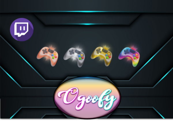 Gamer 4 Control Twitch Sub Badges