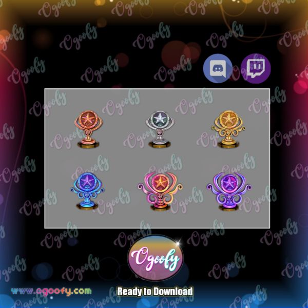 Fabtrophy Twitch Sub Badges